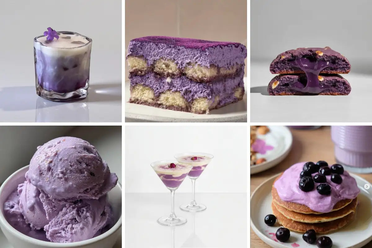 Recettes poudre d'ube : boissons, desserts et idées faciles Image