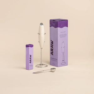 Kit de préparation ube latte - Mousseur & cuillère