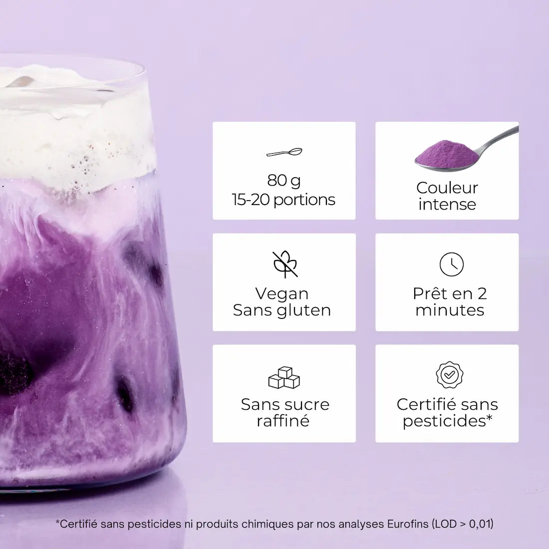 araw ube boisson violette