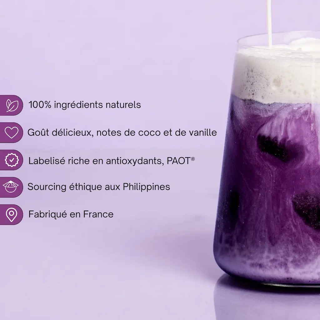 araw ube boisson violette