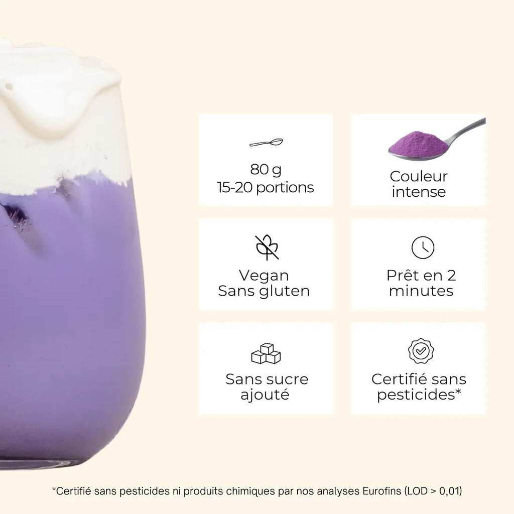 araw ube boisson violette