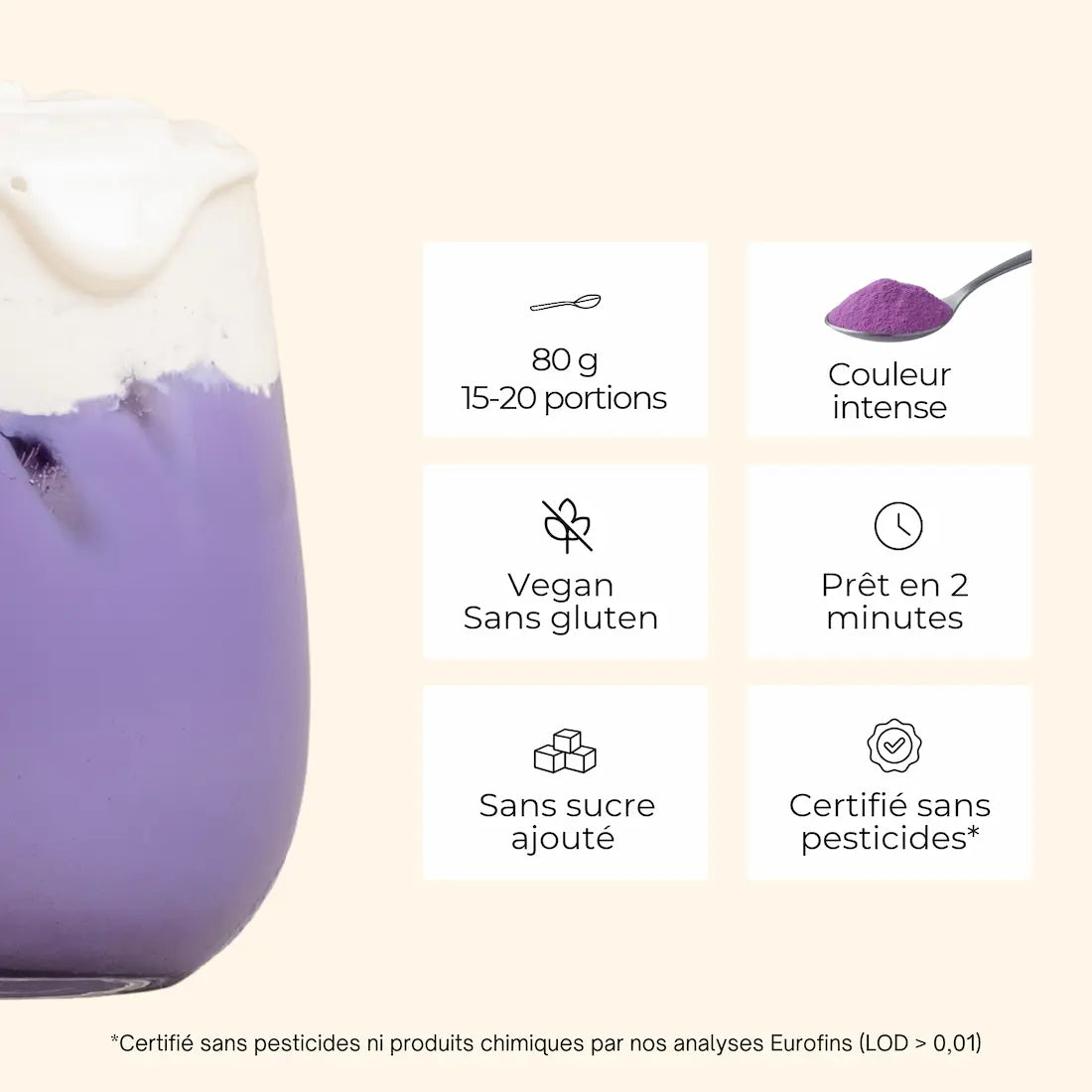 araw ube boisson violette