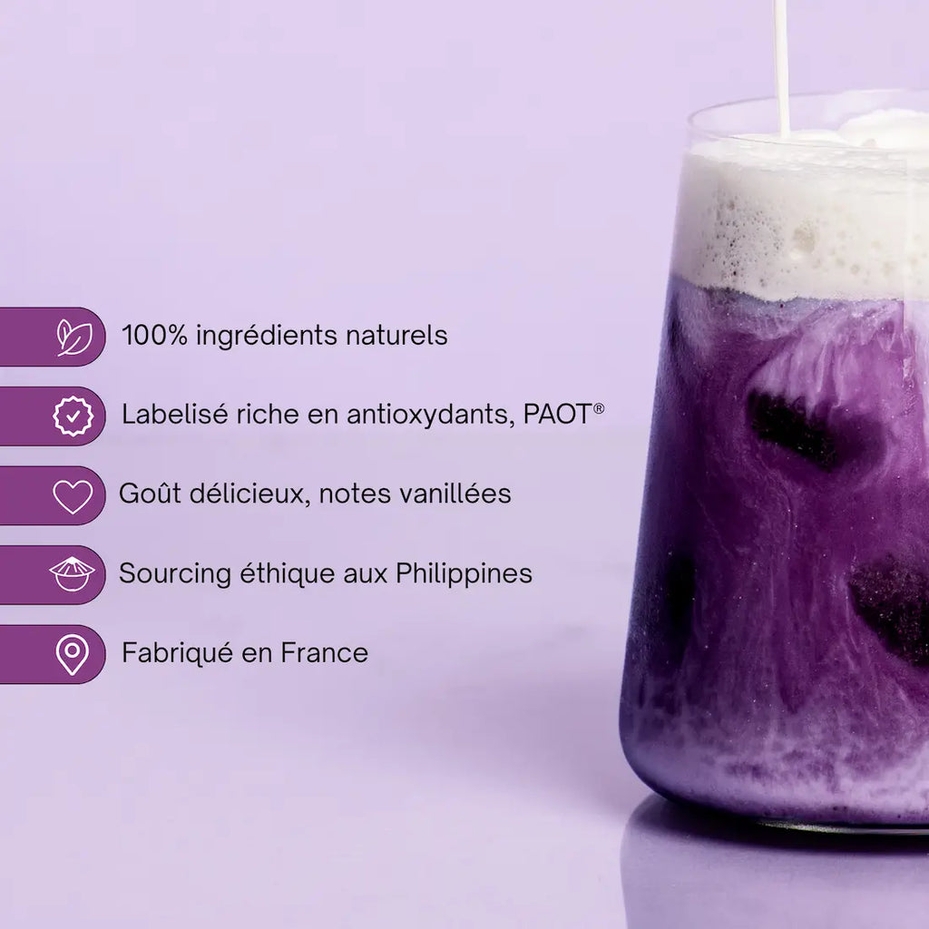 araw ube boisson violette