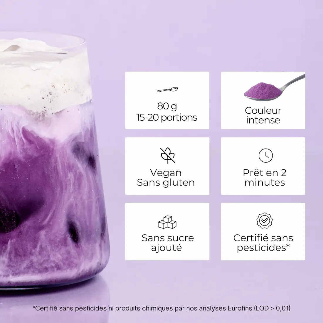 araw ube boisson violette