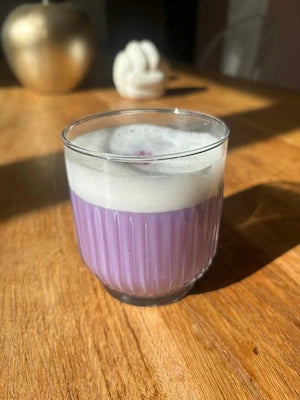 ube latte maison